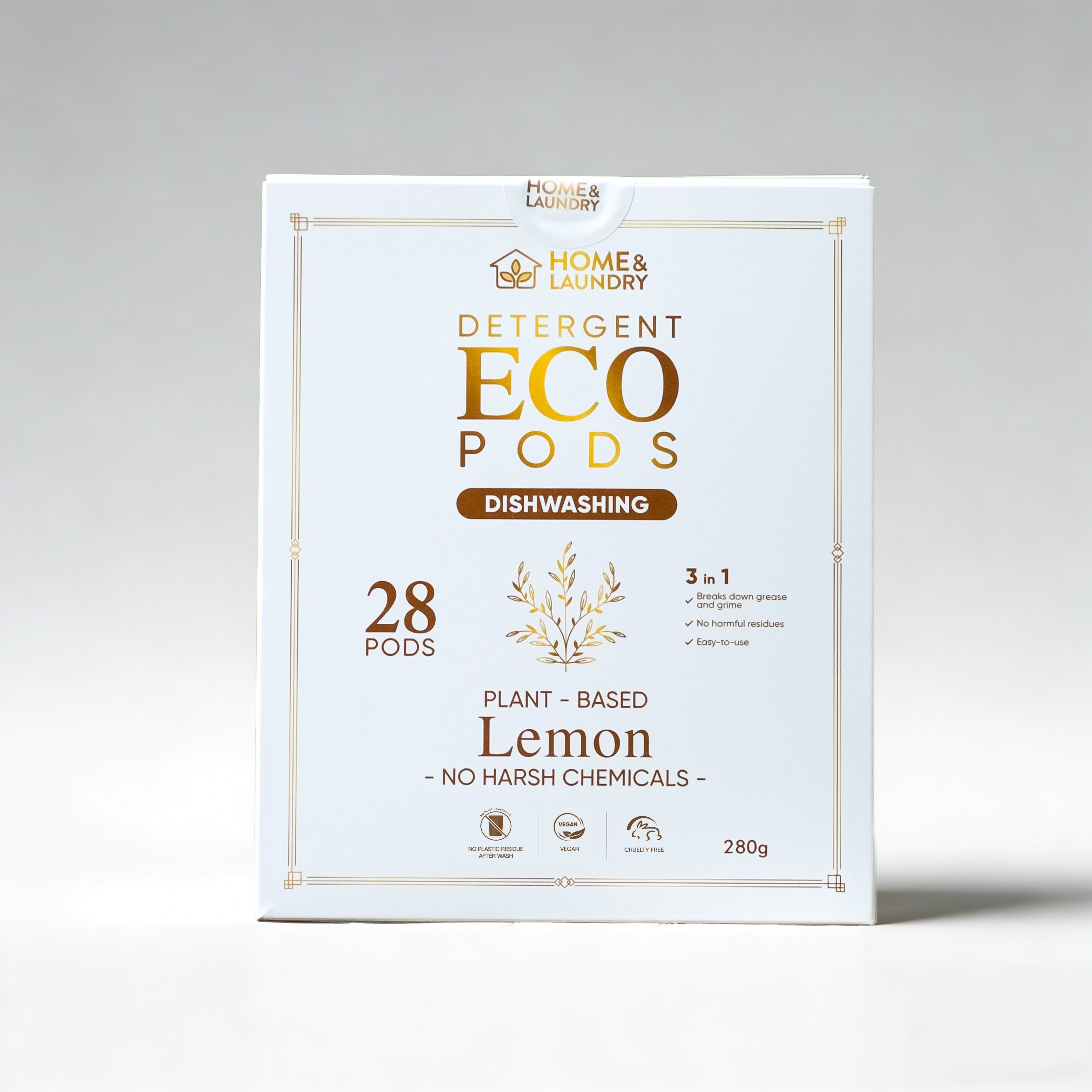 Dishwashing Eco Pods – Lemon (28 Pack)