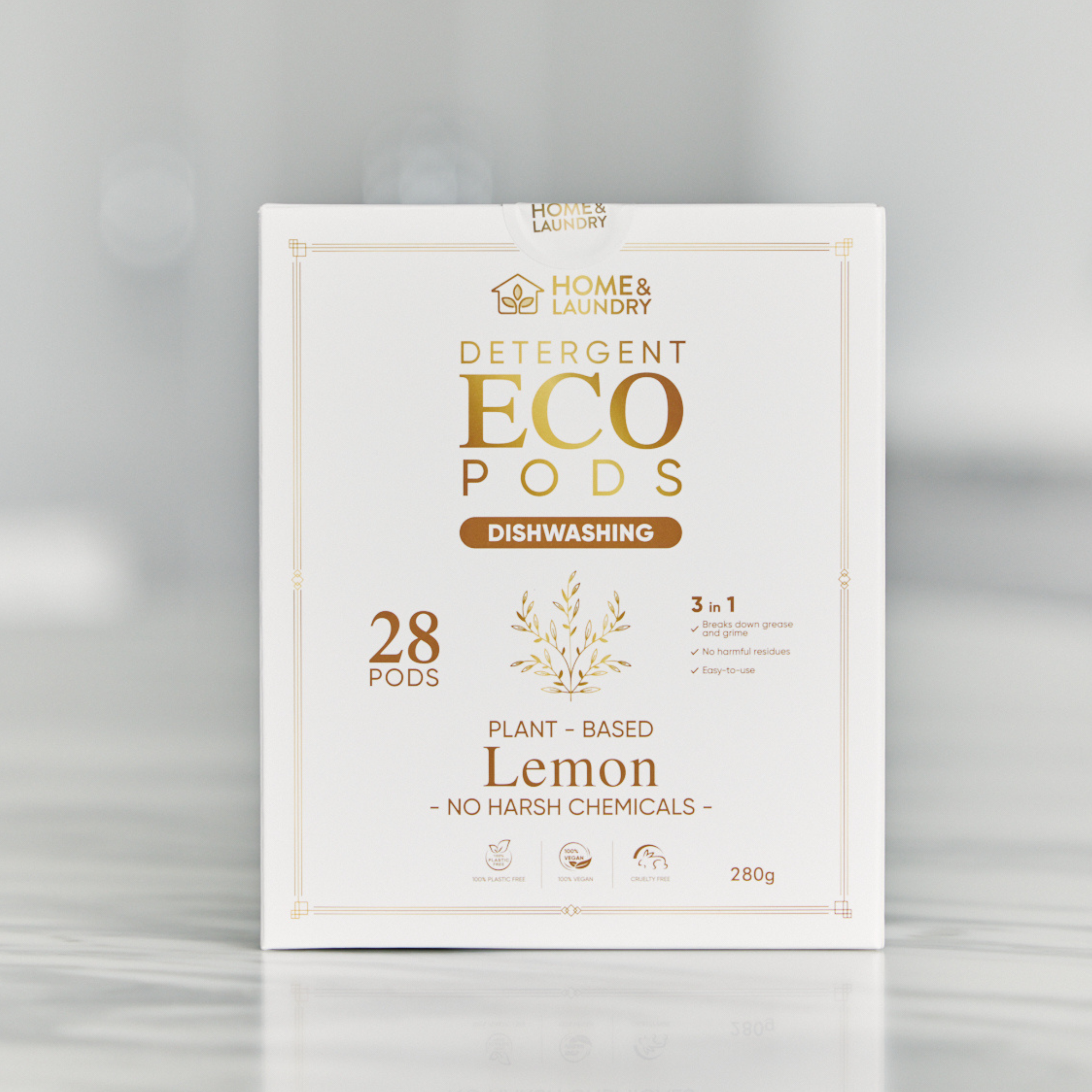 Dishwashing Eco Pods – Lemon (28 Pack)