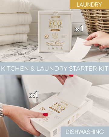 Aesthetic Kitchen & Laundry Sheets Starter Pack