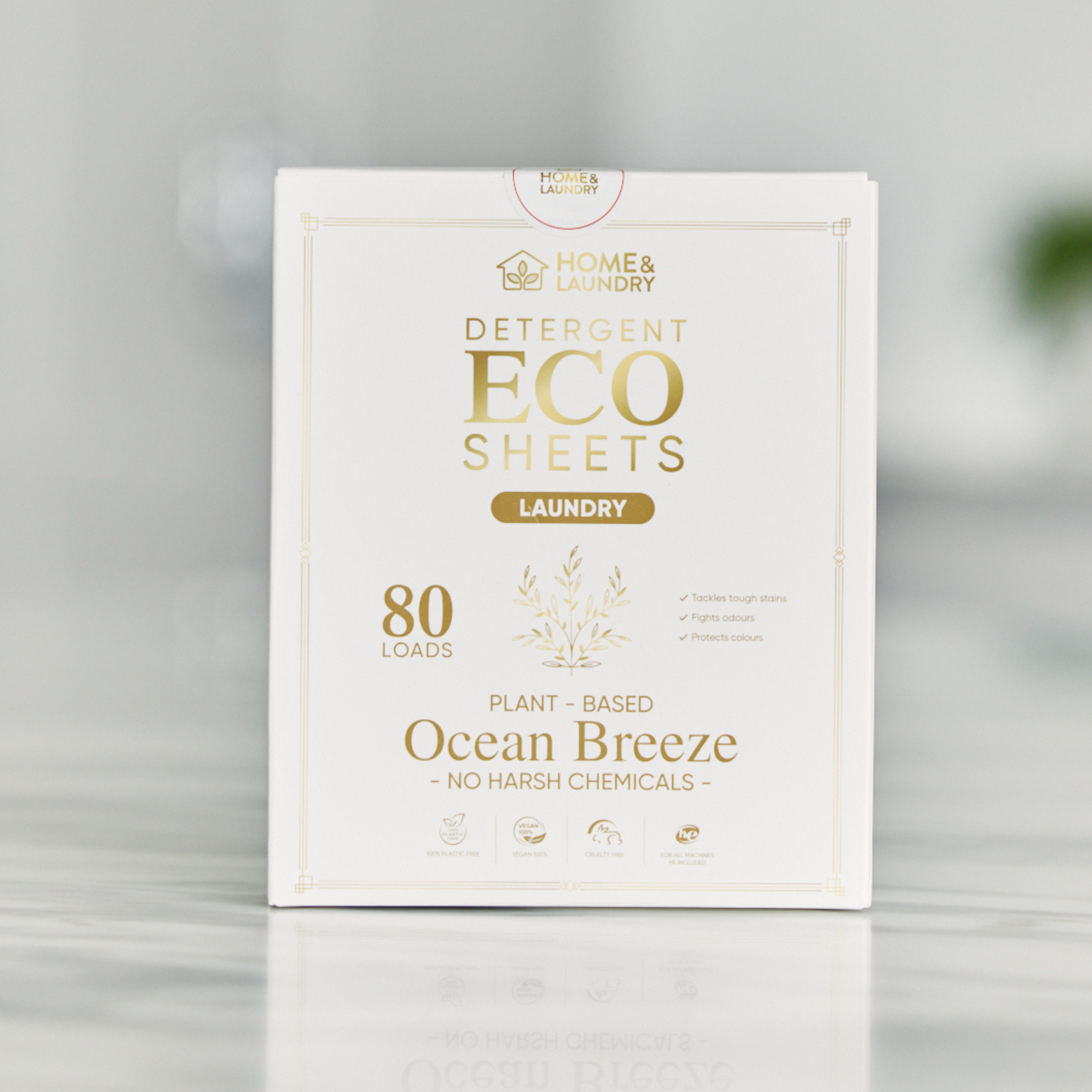 Laundry Eco Sheets – Ocean Breeze (80 Sheets)
