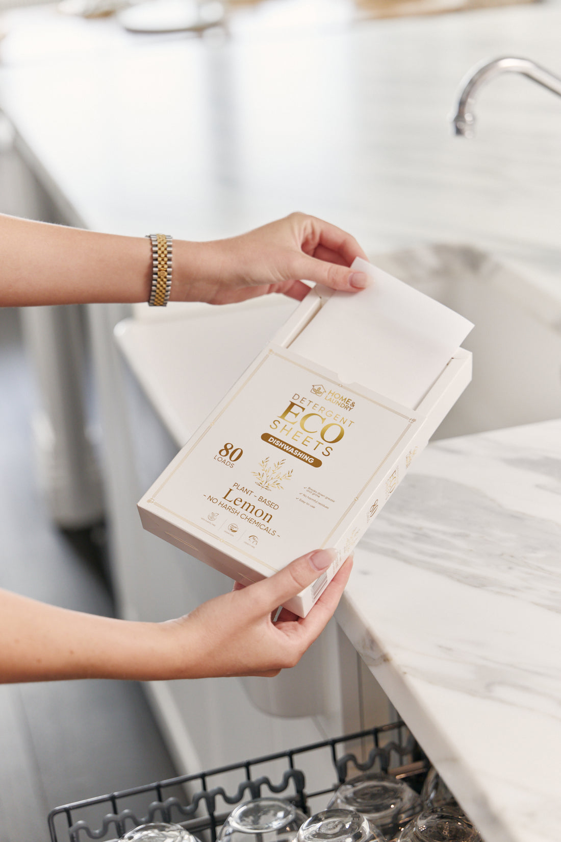 Dishwashing Eco Sheets - 80 Sheets