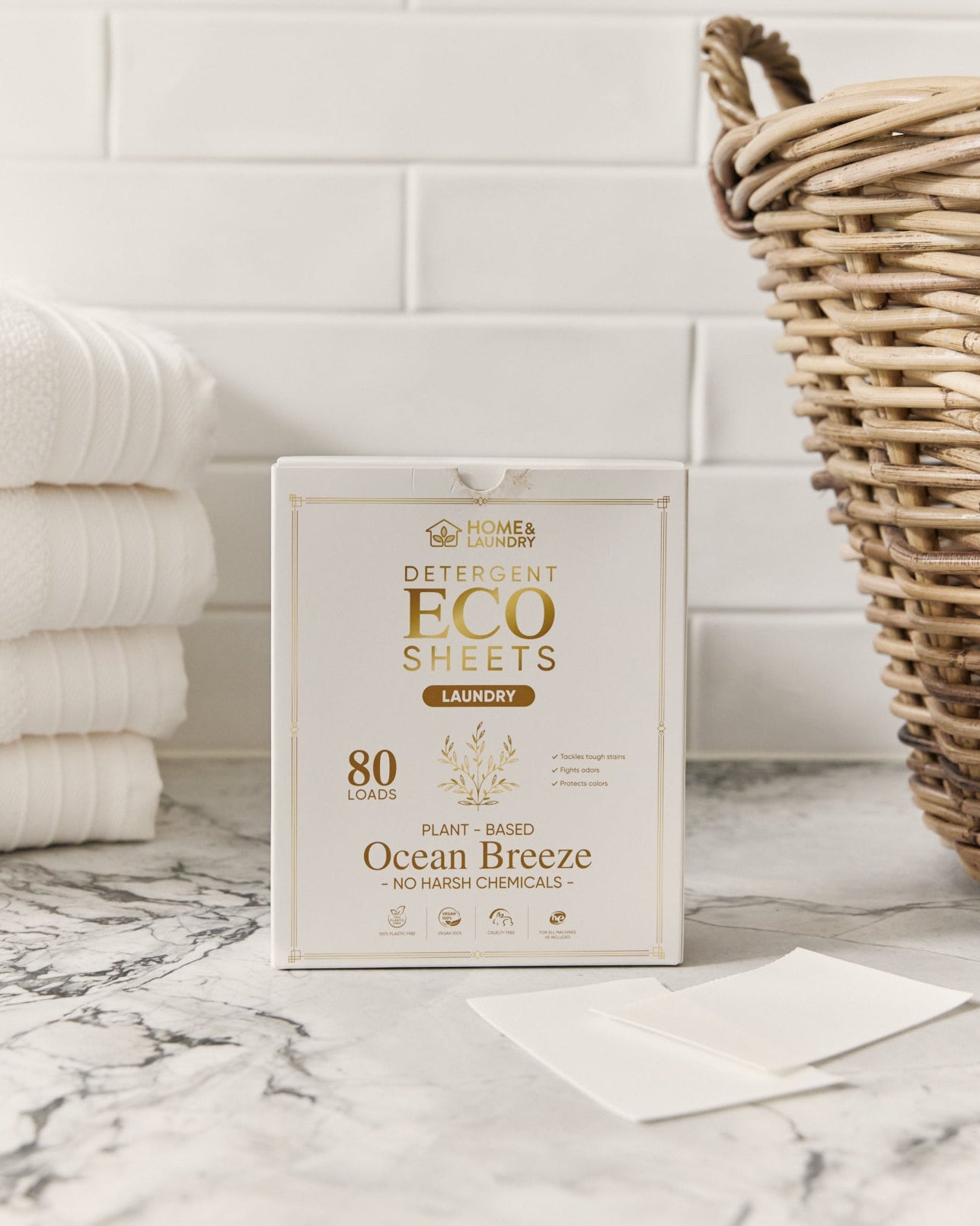 Laundry Eco Sheets - 80 Sheets