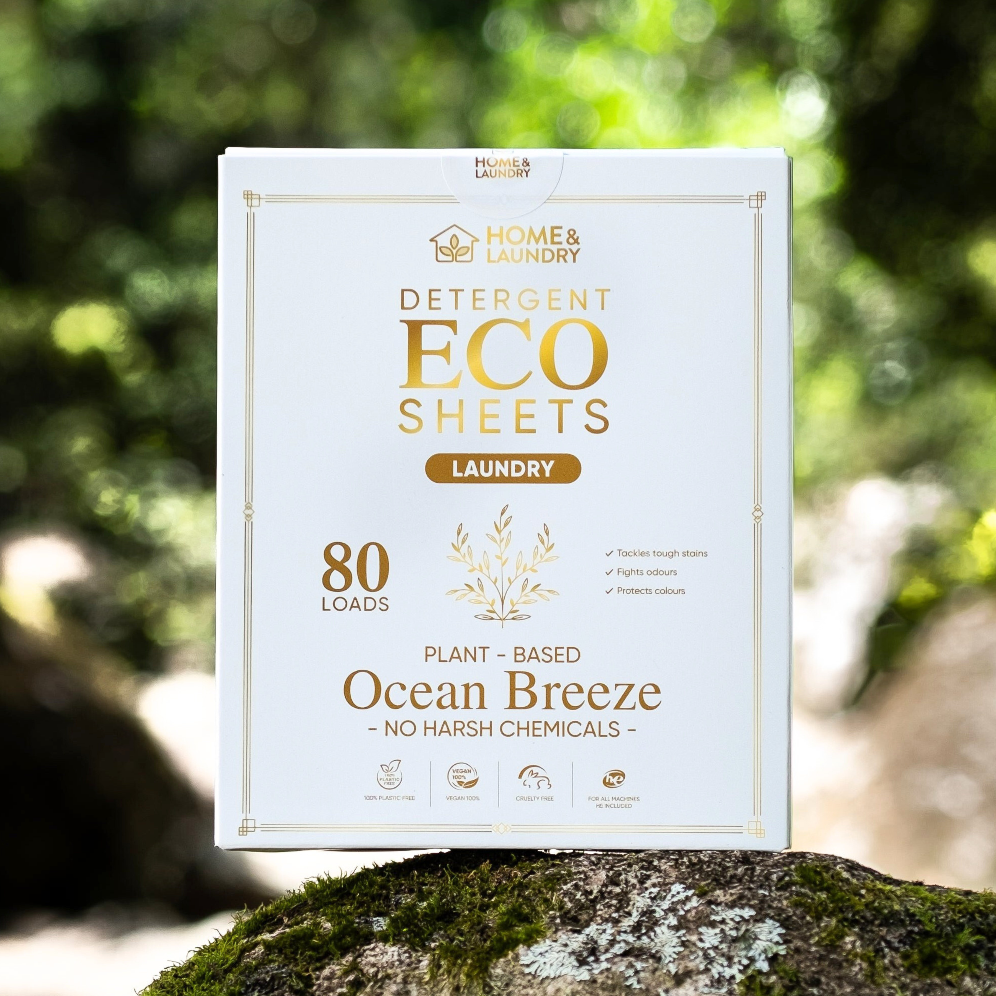 Laundry Eco Sheets – Ocean Breeze (80 Sheets)
